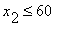 x[2] <= 60