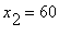 x[2] = 60