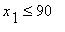 x[1] <= 90