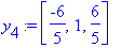 y[4] := vector([-6/5, 1, 6/5])